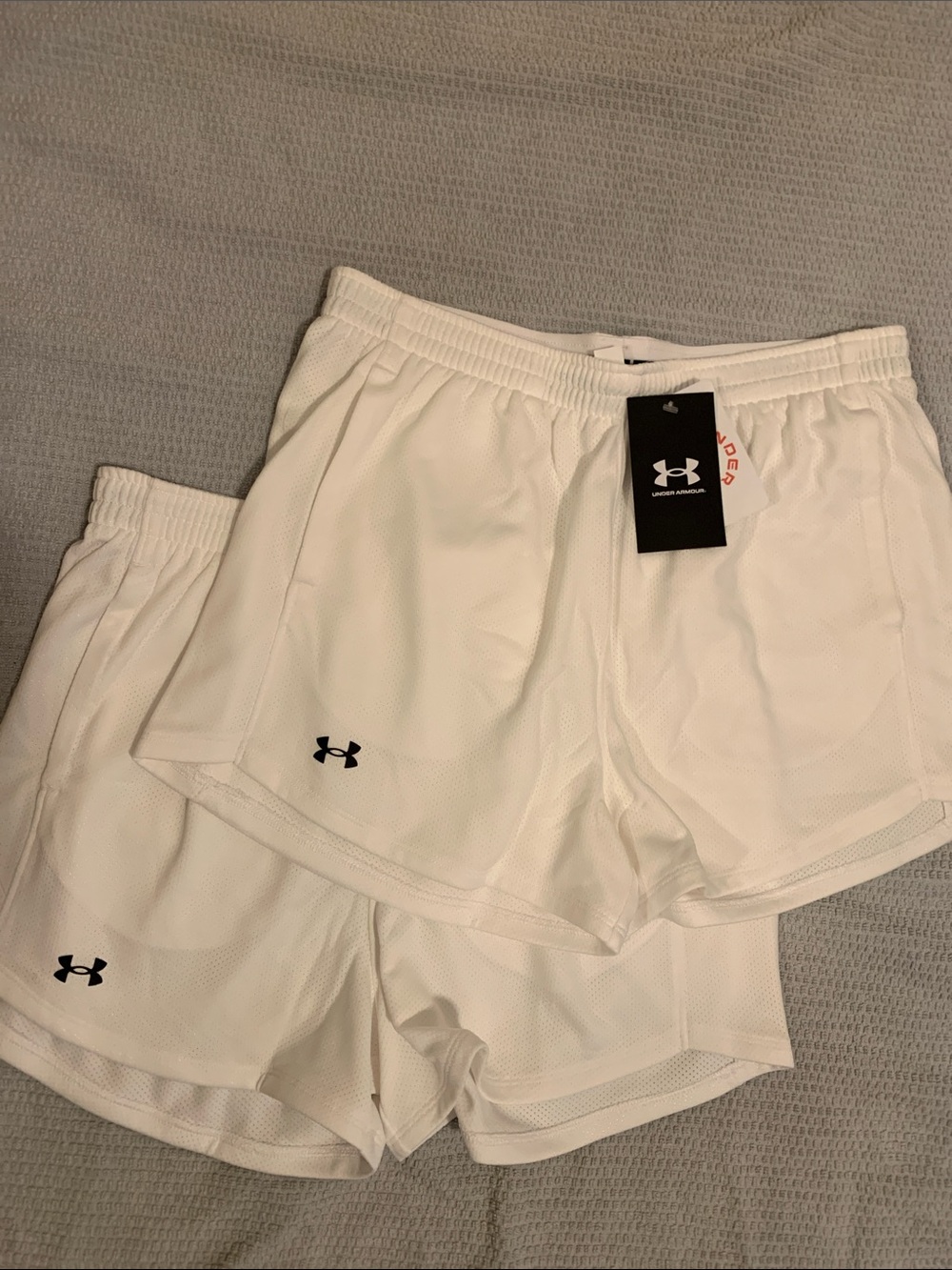 Bundle of (2) girls under armour shorts! Size large youth
